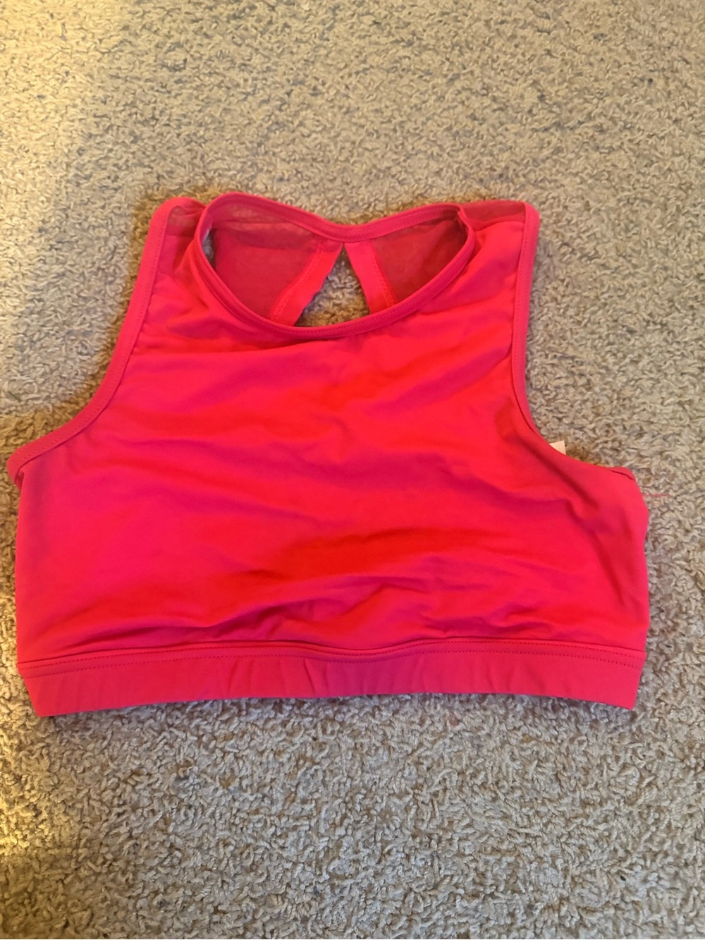 weissman bright pink dance top